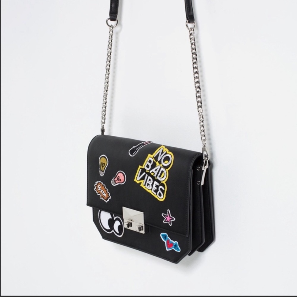 Zara patches crossbody